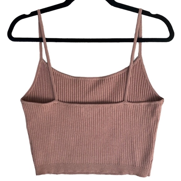 L.A. Hearts Ribbed Cropped Cami Tank Top - Picture 4 of 8